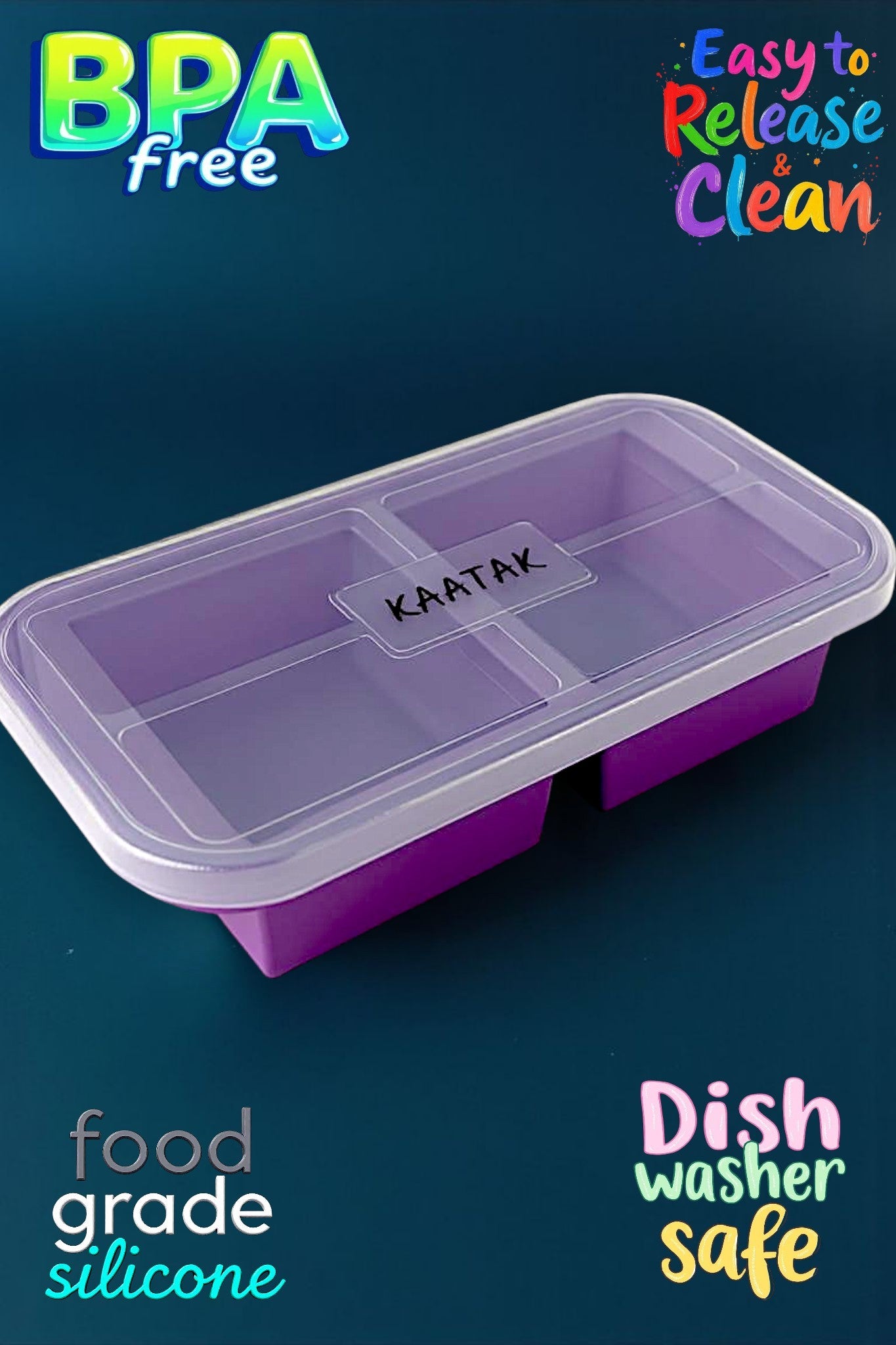 BPA Free Silicone Freezer Container