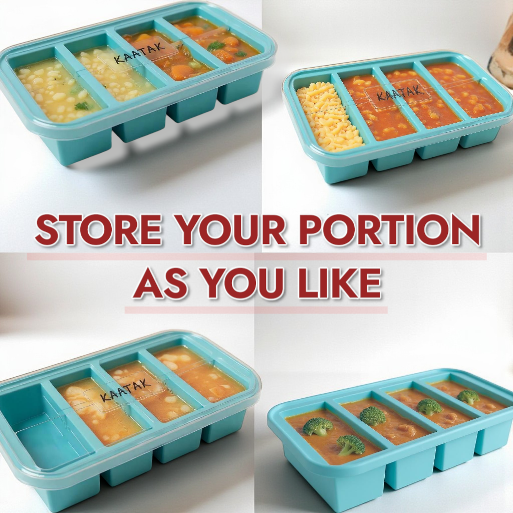 BPA Free Silicone Freezer Container