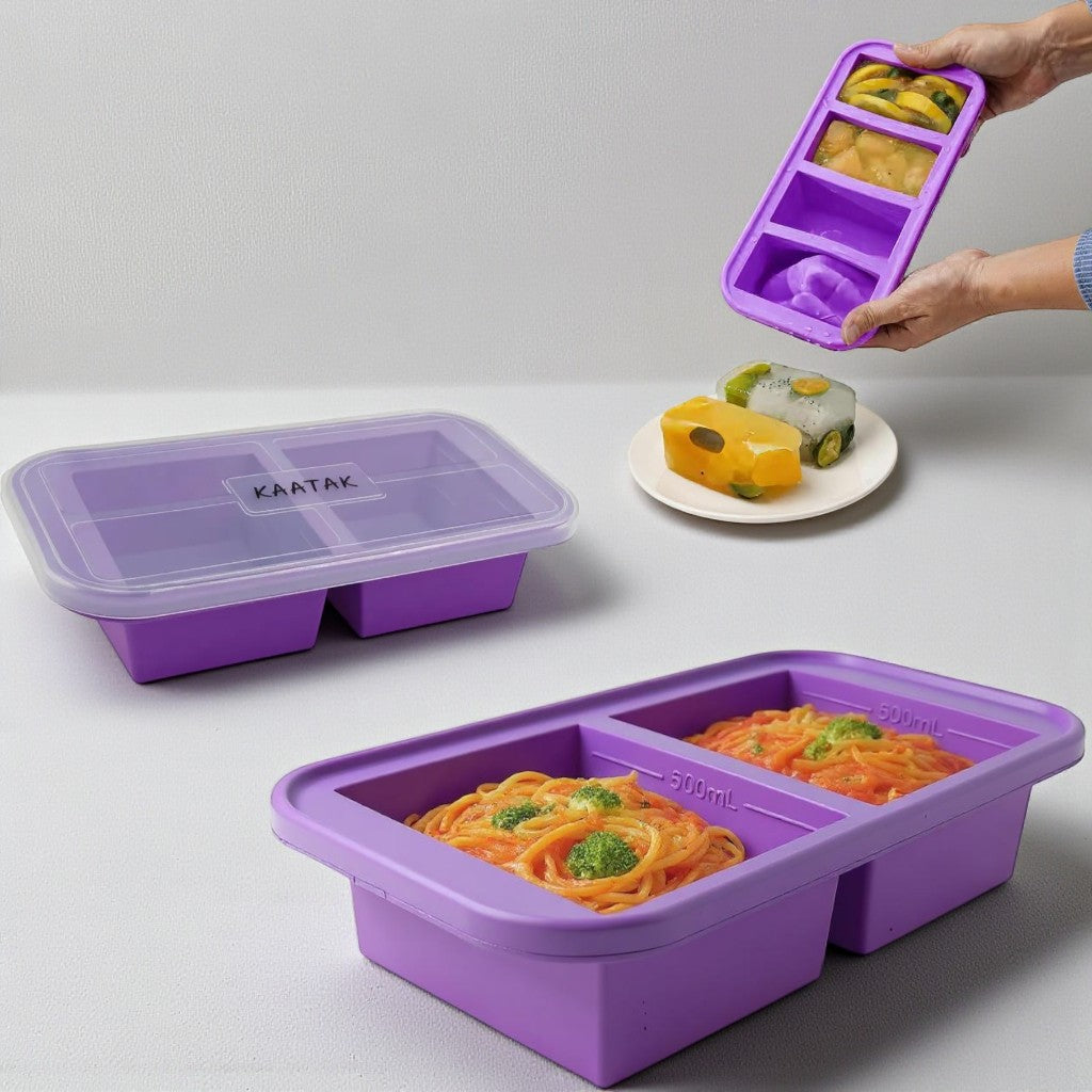 BPA Free Silicone Freezer Container